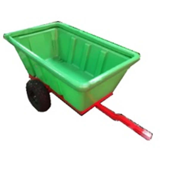 Fűnyírótraktor utánfutó ATV 500L puttonyal 150x90x55cm
