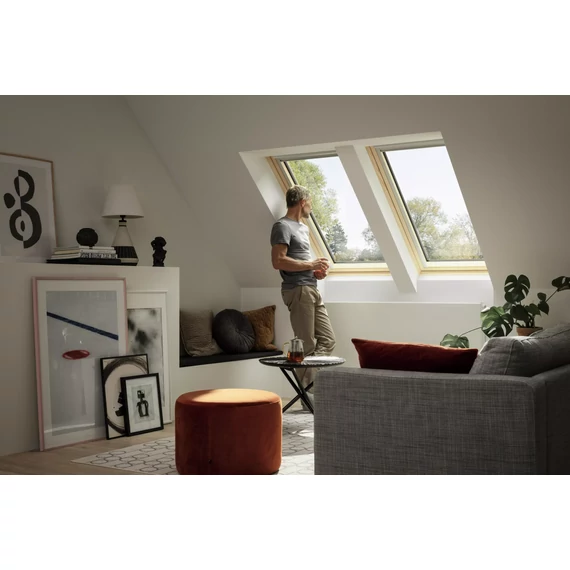 Velux GLL ablak, felső kilincs, standard plus 3-rtg üveg, 78x140 cm