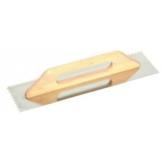 SK Glettelő fogazott  rozsdamentes 500x130mm 4mm