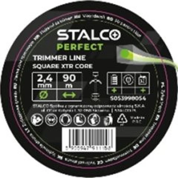 Négyzet alakú XTR Core vágóvonal 2,4 mm x 15 m STALCO PERFECT