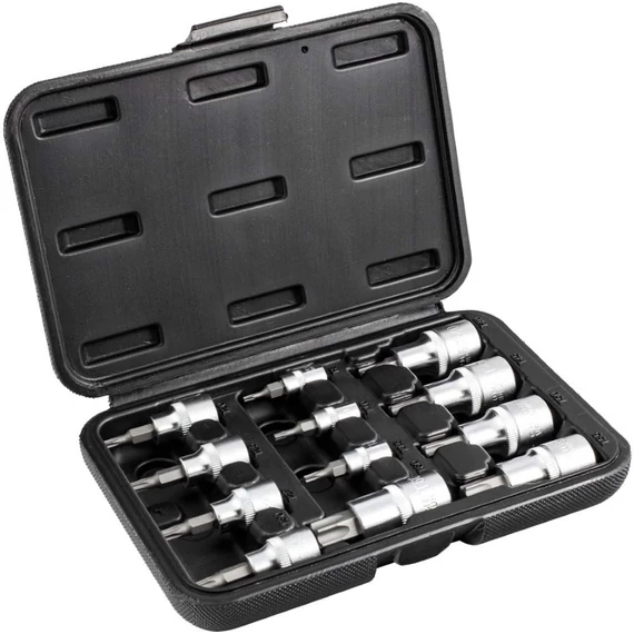 KÜLSŐ-TORX DUGÓKULCS KÉSZLET 12 RÉSZES 1/2"+1/4"+3/8" STALCO PERFECT