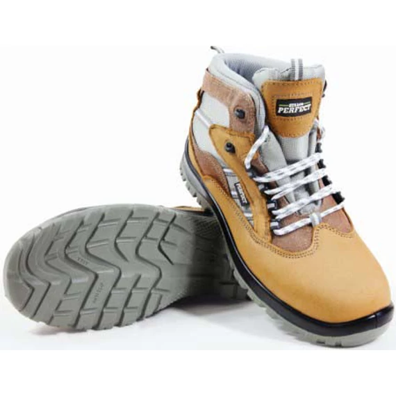Munkavédelmi bőrbakancs,outdoor design,S3 SRC, 43,Honey High,STALCO PERFECT