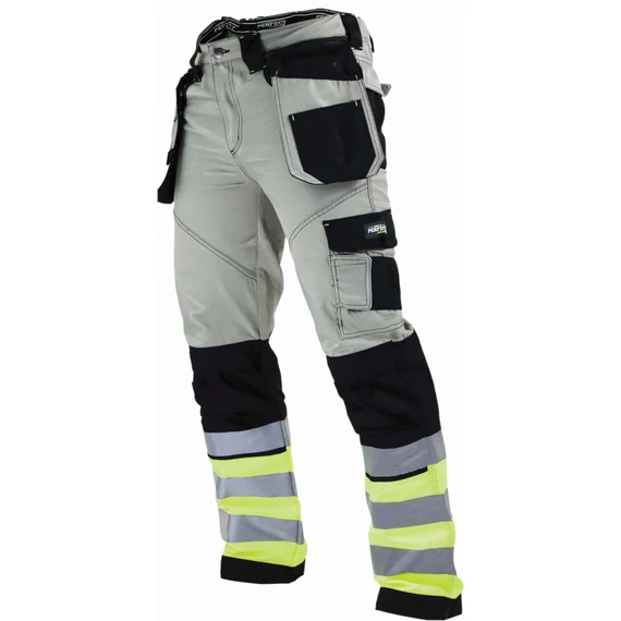 Munkavédelmi deréknadrág vízálló, olajálló, M, Dura Twill,STALCO PERFECT POWERMAX
