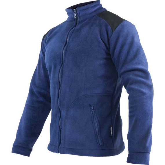 Férfi polár pulóver, sötétkék, méret:XL, STANMORE, STALCO PERFECT