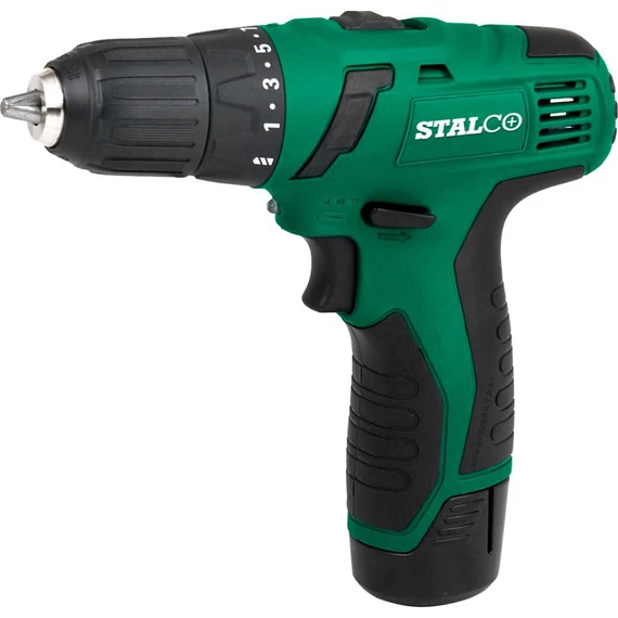 AKKUMULÁTOROS CSAVAROZÓ, LI-ION, 12V, 2.0 AH, STALCO