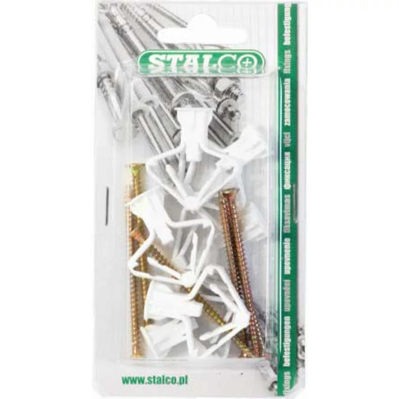 Szárnyas gipszkarton dübel csavarral 3,5x60 (STALCO)