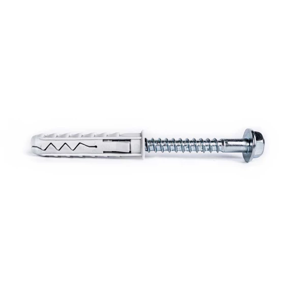 Dűbel hatszögletű facsavarral külső méret: D=12x80mm , csavar méret: D=8x160mm, STALCO