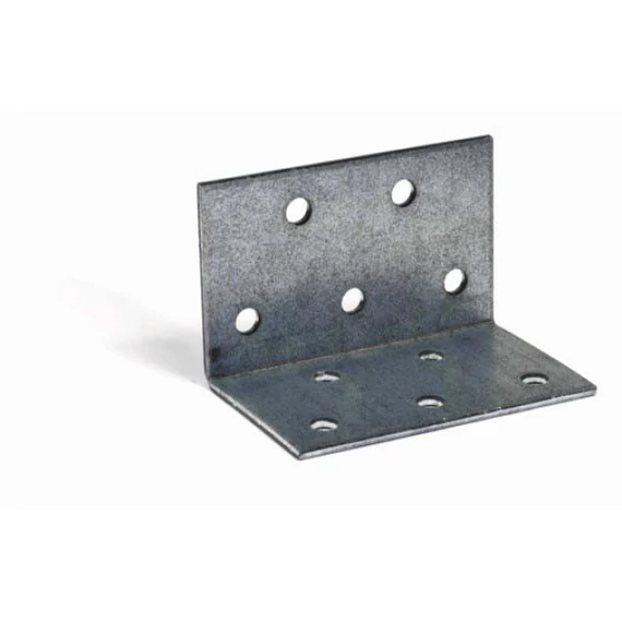 Perforált szegletvas 80x80x80mm , vastagság: 2,0mm STALCO