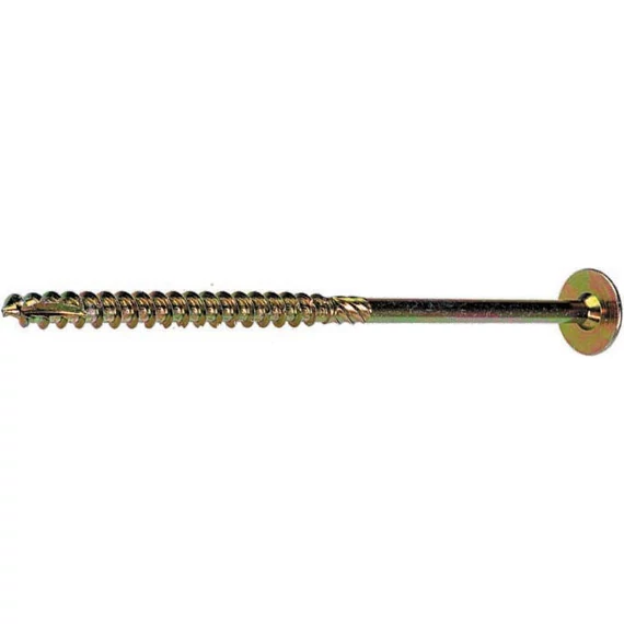 Laposfejű faszerkezet építő csavar, horganyzott sárga, TORX 8x160 mm, 50 db/cs, STALCO PREMIUM