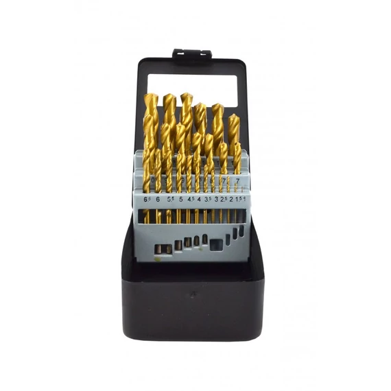 AWTOOLS HSS-TiN fémfúrószár 25 db-os szett 1 - 13 mm