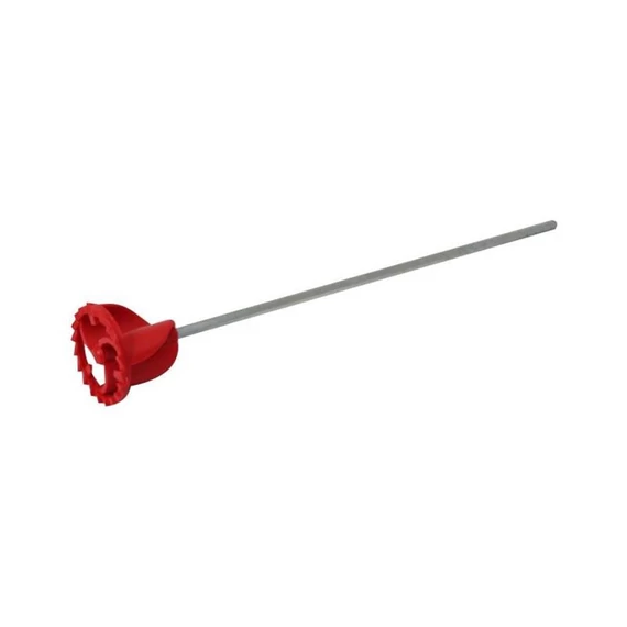 Festékkeverő műanyag fejjel, D=80 mm, 500 mm, szár D=8 mm, KUBALA
