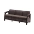 Kép 1/3 - Corfu love seat max kanapé, barna színben, meleg taupe párnával