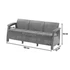 Kép 3/3 - Corfu love seat max kanapé, cappuccino színben, homok párnával