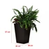 Kép 3/3 - Rattan Planter M virágtartó barna