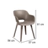 Kép 4/4 - Akola duo kerti szék cappuccino