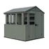 Kép 1/9 - Potting shed kültéri műanyag ház zöld