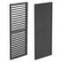 Kép 1/4 - LUXE Lamellás oldalpanel (R) 123x218cm 4 m-ig antracit