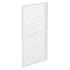 Kép 1/5 - LUXE Lamellás oldalpanel (R) 123x218cm 4 m-ig fehér