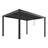 Kép 1/10 - LUXE pergola 4x4m antracit LED világítással