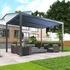 Kép 4/10 - LUXE pergola 4x4m antracit LED világítással