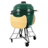 Kép 5/10 - Kerámia faszéngrill oldalpolcokkal, 57 cm ráccsal
