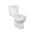 Kép 1/2 - C-CLEAR monoblokkos WC hátsó kifolyással, kétkamrás lehúzó rendszerrel 6/3 L