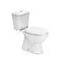 Kép 1/10 - Cleano monoblokkos WC alsó kifolyással ülőkével