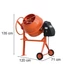 Kép 4/5 - Mixer 140 betonkeverő 140 l