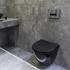 Kép 5/5 - Delos BLM fali rimless WC soft-close ülőkével, fekete