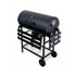 Kép 8/8 - Faszenes kerti BBQ hengeres grillsütő