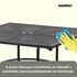 Kép 9/10 - Kendra 4+1 kerti bútor garnitúra szett barna