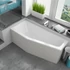 Kép 3/3 - Keos 70x160x44 aszimmetrikus kád bal