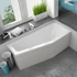 Kép 3/3 - Keos 70x160x44 aszimmetrikus kád jobb
