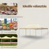 Kép 3/7 - Összecsukható kerti pavilon 3x6 m bézs