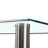 Kép 6/6 - Berna 140 cm szögletes üveg étkezőasztal transparent