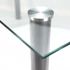 Kép 7/9 - Berna 140 cm szögletes üveg étkezőasztal transparent