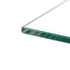 Kép 8/9 - Berna 140 cm szögletes üveg étkezőasztal transparent