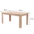 Kép 6/10 - Yorki Standard étkezőasztal 160x90 cm sonoma tölgy
