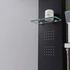 Kép 9/10 - Alegro Black hidromasszázs zuhanypanel, rozsdamentes acél