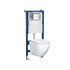 Kép 1/8 - Roya Delos WH 82CHR falba építhető WC tartály szett