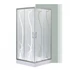 Kép 1/10 - Spirit BAMBOO 80x80 szögletes zuhanykabin, erősített akril zuhanytálcával