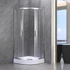 Kép 3/10 - Spirit Clear 80x80x194 cm íves zuhanykabin zuhanytálcával