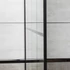 Kép 4/5 - Techno 90 Walk-in zuhanykabin 90x200 cm, fekete profil, víztiszta üveg rácsmintával