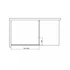 Kép 6/8 - WI01-90 Walker walk in zuhanyfal 90x195 cm , 8mm-es üveggel