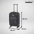 Kép 3/19 - TraveLux light kabinbőrönd puha levehető kerékkel 55x40x20 cm