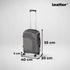 Kép 3/18 - TraveLux Pro kabinbőrönd keményfedeles levehető kerékkel 50x40x20 cm
