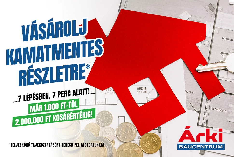 Árkibau részletfizetés
