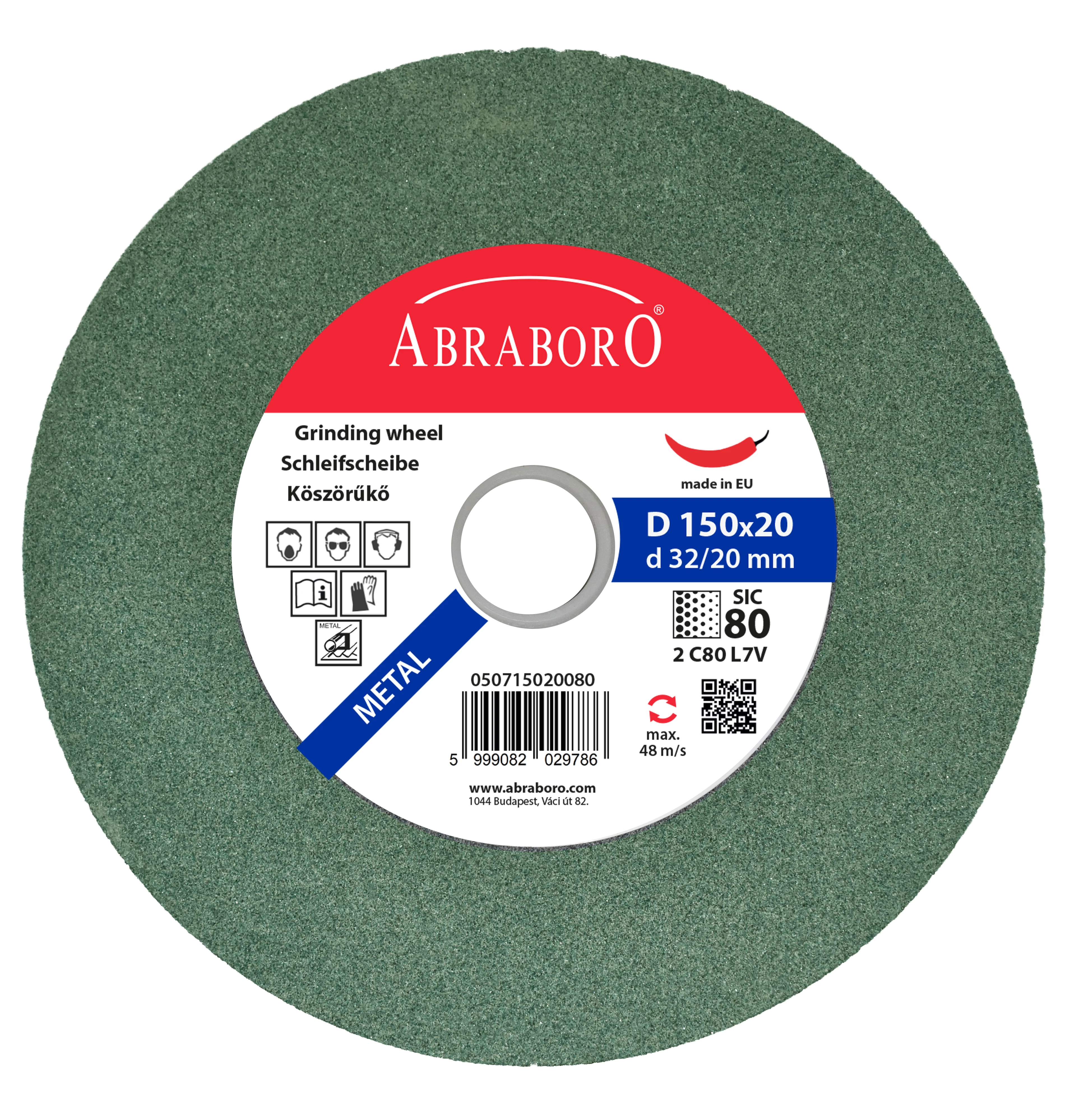 Köszörűkorong Kerámiakötéssel 200X20X20/Nk 60