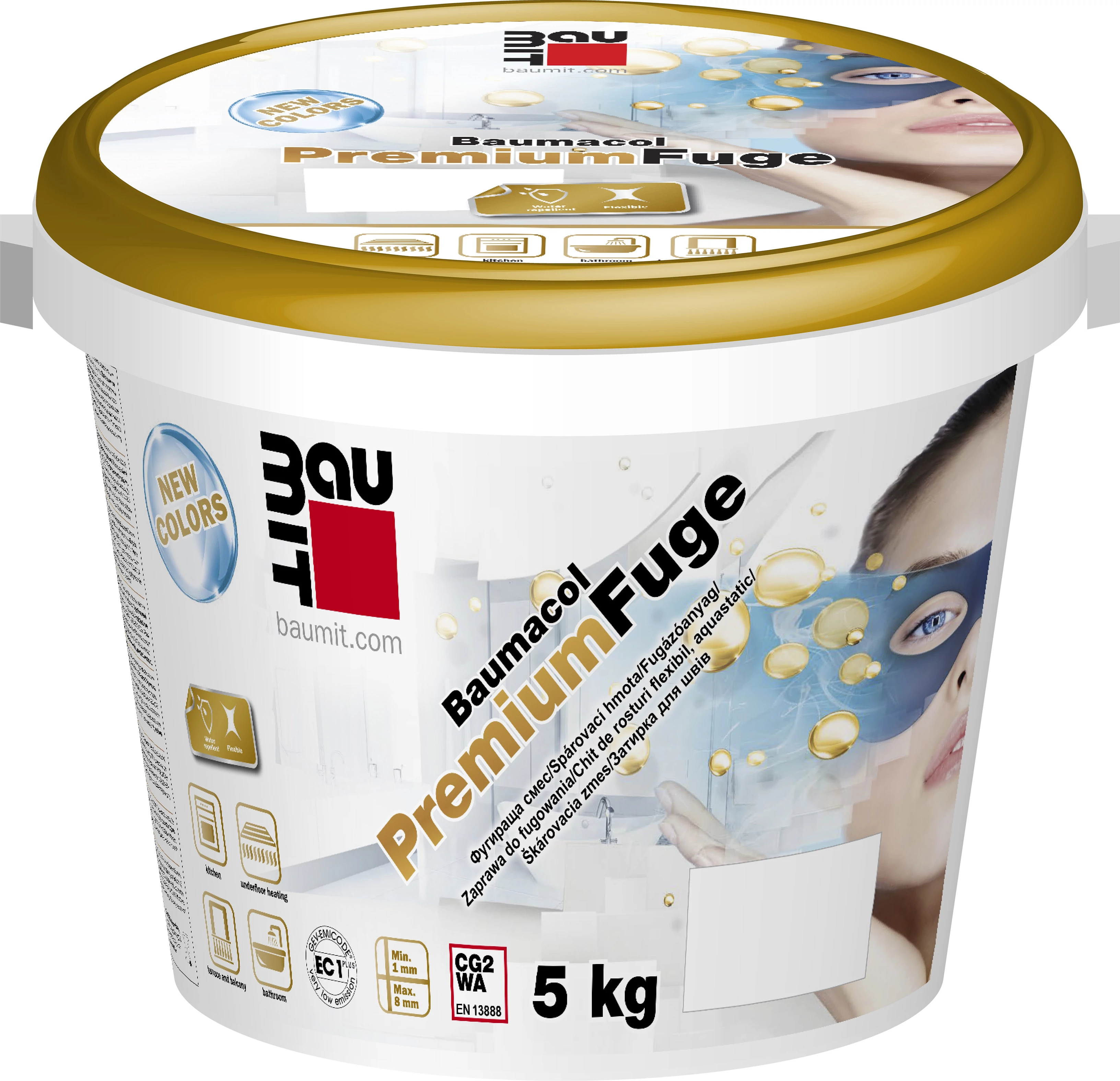 Baumit Baumacol PremiumFuge – fehér, szürke - 20 kg