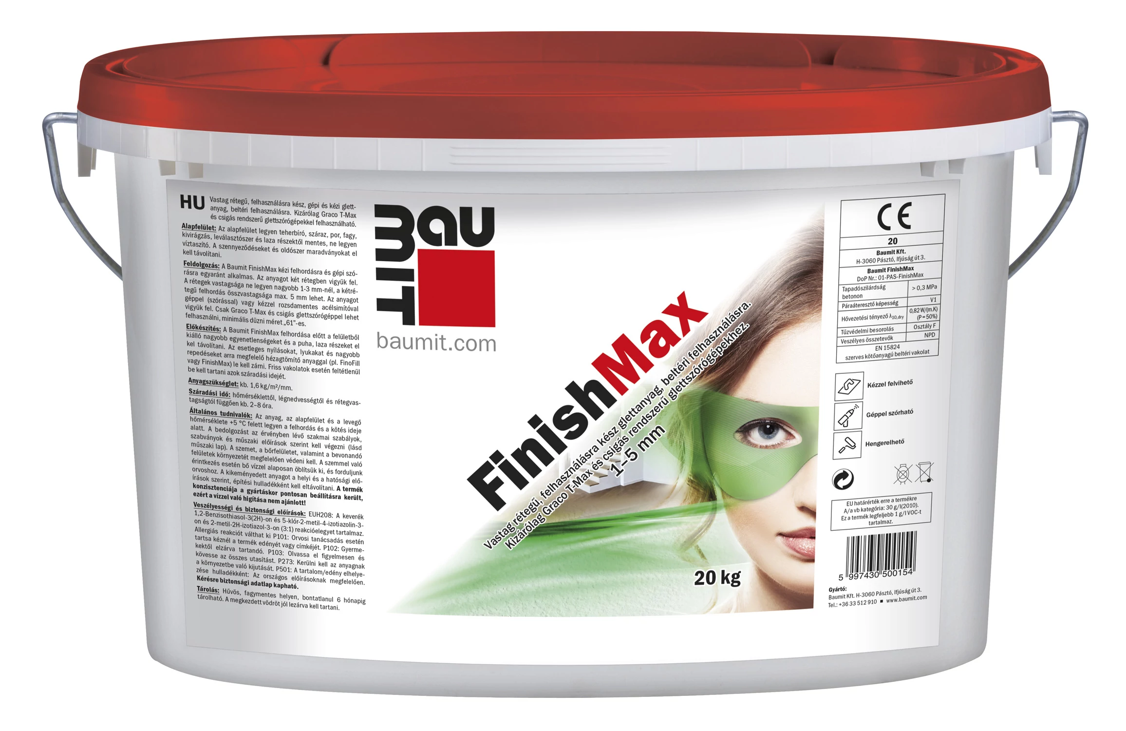 Baumit FinishMax glettanyag - 20 kg